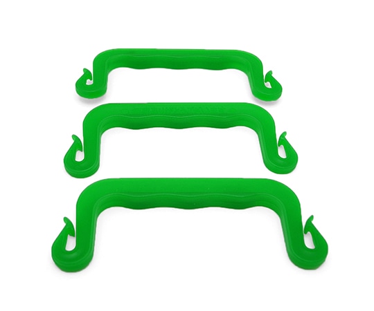 宮島化学工業 手提げホルダー 緑 3個入  1パック(ご注文単位1パック)【直送品】