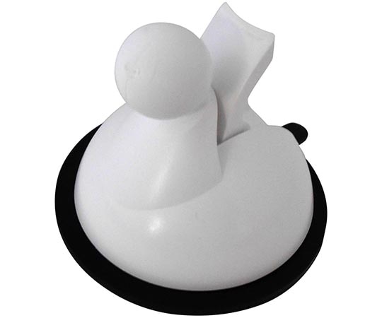 建築の友 吸盤革命 おしゃれフック 白 KBK9 1個(ご注文単位1個)【直送品】