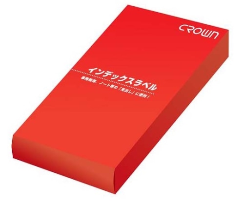 クラウン クラウンアドインデックス 赤枠 CR-ID1-R X 10 1箱(ご注文単位1箱)【直送品】
