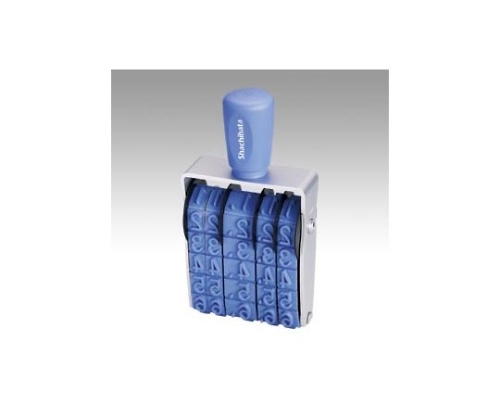 シヤチハタ 回転ゴム印エルゴグリップ(初号・欧文日付) NFD-0G 1個(ご注文単位1個)【直送品】