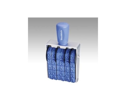 シヤチハタ 回転ゴム印エルゴグリップ(初号・欧文日付) NFD-0M 1個(ご注文単位1個)【直送品】