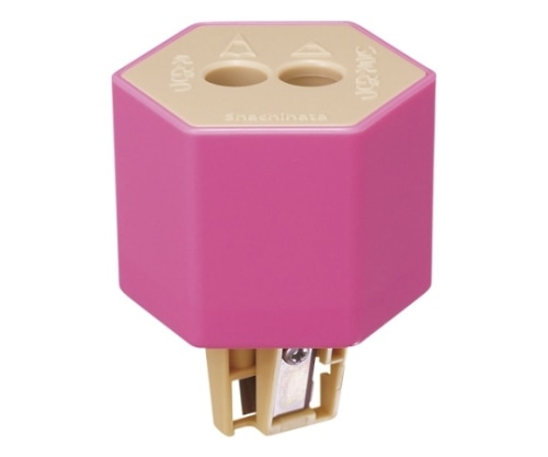 シヤチハタ ケズリキャップ ツイン ピンク ZKC-W2/H 1個(ご注文単位1個)【直送品】