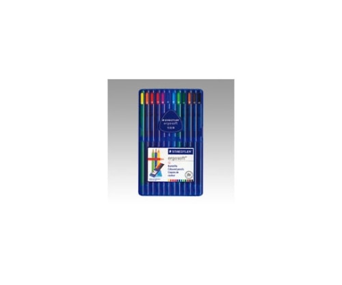 ステッドラー ステッドラーエルゴソフト色鉛筆 12色/ケース入 157 SB12 1セット(ご注文単位1セット)【直送品】