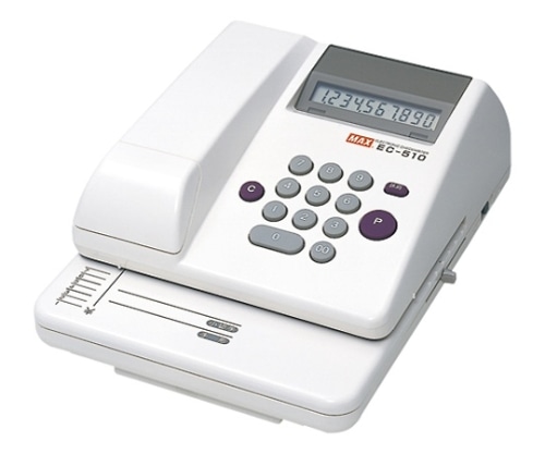 MAX(オフィス品・建築工具) 電子チェックライタ EC-510 1個(ご注文単位1個)【直送品】