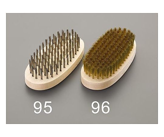 エスコ 145mm 小判型ブラシ(ステンレス線) EA109B-95 1個(ご注文単位1個)【直送品】