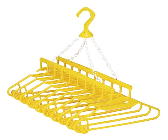 アーネスト 幸福の黄色いハンガー 10連式 75116 1個(ご注文単位1個)【直送品】