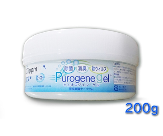 木村スチール工業 スペースきれいナ~用二酸化塩素ゲル 200g 10000PPM  6個入  1箱（ご注文単位1箱）【直送品】