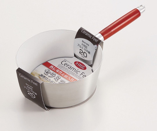 パール金属 セラミックフィール IH対応アルミ行平鍋 20cm H-1474 1個（ご注文単位1個）【直送品】