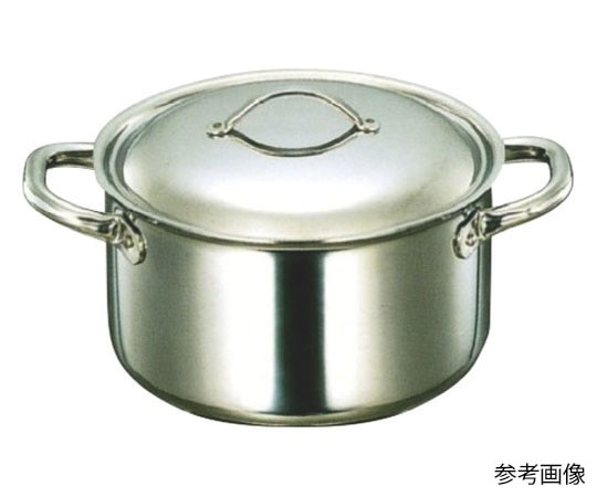 シモリュウ プロシードⅡ 深型両手鍋 22cm  1個（ご注文単位1個）【直送品】