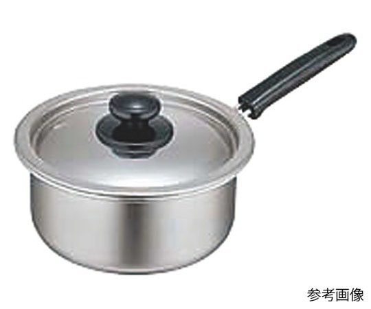 カンダ 18-0モリブデン実用鍋 片手 20cm(3.3L) 1個(ご注文単位1個)【直送品】