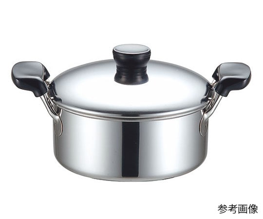 本間製作所 KO 18-0ソースポット 18cm  1個（ご注文単位1個）【直送品】