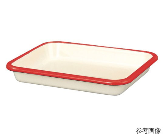 富士ホーロー ホーローバットL ニューレッド  1個（ご注文単位1個）【直送品】