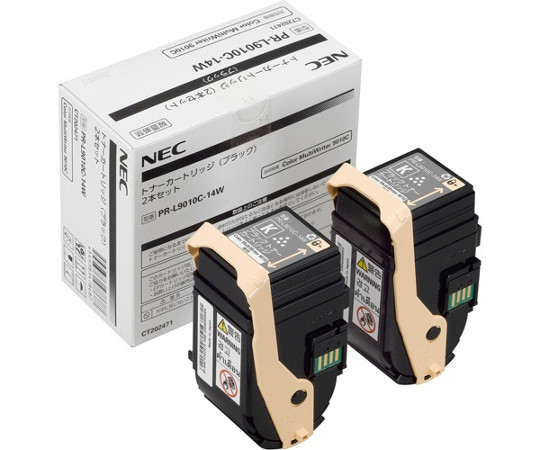 NEC NEC トナーカートリッジ2本セット(ブラック) PR-L9010C-14W 1セット(ご注文単位1セット)【直送品】