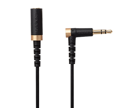 エレコム ヘッドホン・イヤホン用延長コード(高耐久モデル) ブラック 2.0m EHP-35ELS20BK 1個(ご注文単位1個)【直送品】