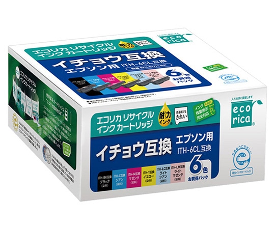 エコリカ エコリカ リサイクルインクカートリッジ ECI-EITH-6P 1個(ご注文単位1個)【直送品】
