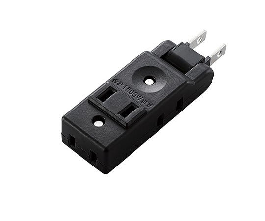 エレコム マイクロタップ(4個口) ブラック AVT-M01-24BK 1個(ご注文単位1個)【直送品】