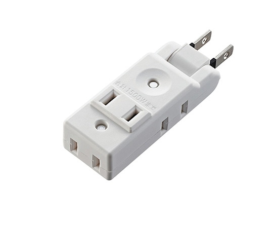 エレコム マイクロタップ(4個口) ホワイト AVT-M01-24WH 1個(ご注文単位1個)【直送品】