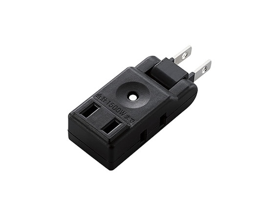 エレコム マイクロタップ(3個口) ブラック AVT-M01-23BK 1個(ご注文単位1個)【直送品】