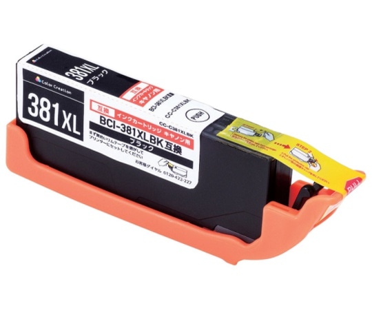 カラークリエーション カラークリエーション インクカートリッジ ブラック CC-C381XLBK 1個(ご注文単位1個)【直送品】
