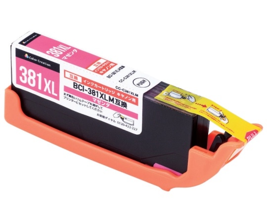 カラークリエーション カラークリエーション インクカートリッジ マゼンタ CC-C381XLM 1個(ご注文単位1個)【直送品】