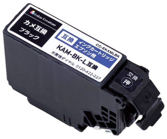 カラークリエーション カラークリエーション インクカートリッジ ブラック CC-EKAMLBK 1個(ご注文単位1個)【直送品】