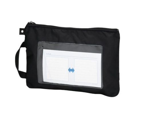 クラウン メールバッグ ブラック A4判 CR-ME04-B 1個(ご注文単位1個)【直送品】