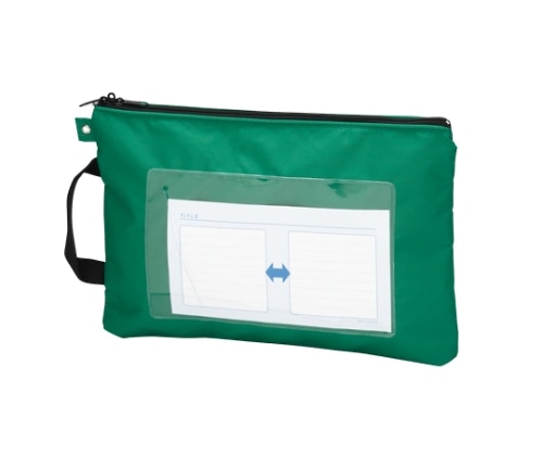 クラウン メールバッグ グリーン A4判 CR-ME04-G 1個(ご注文単位1個)【直送品】
