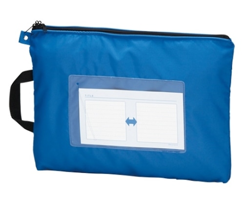 クラウン メールバッグ ブルー B4判 CR-ME05-BL 1個(ご注文単位1個)【直送品】