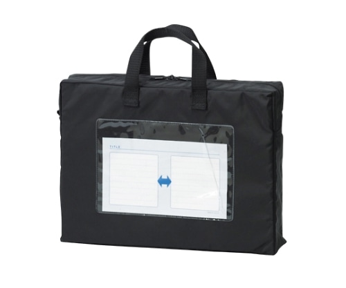 クラウン メールバッグ ブラック A4判マチ付 CR-ME44-B 1個(ご注文単位1個)【直送品】