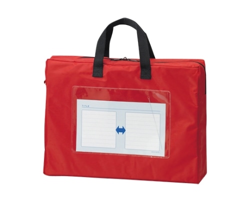 クラウン メールバッグ レッド A4判マチ付 CR-ME44-R 1個(ご注文単位1個)【直送品】