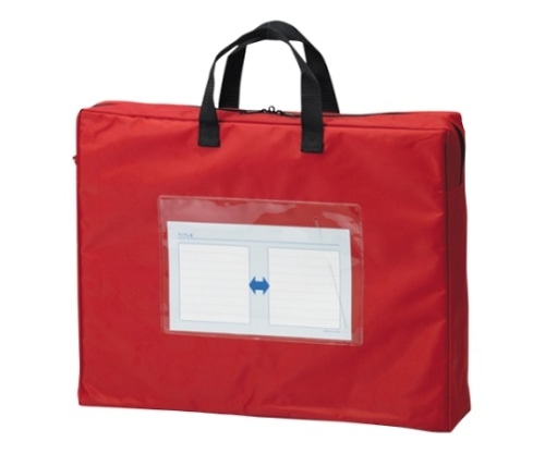 クラウン メールバッグ レッド B4判マチ付 CR-ME55-R 1個(ご注文単位1個)【直送品】