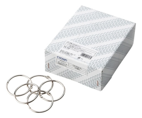 クラウン カードリング 1箱(100個入) CR-RN0-SL 1箱(ご注文単位1箱)【直送品】