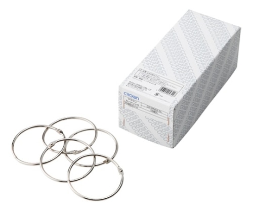 クラウン カードリング 1箱(50個入) CR-RN50-SL 1箱(ご注文単位1箱)【直送品】