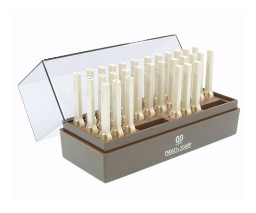 サンビー エンドレススタンプ 英字セット(明朝体)30本セット EN-E6 1個(ご注文単位1個)【直送品】