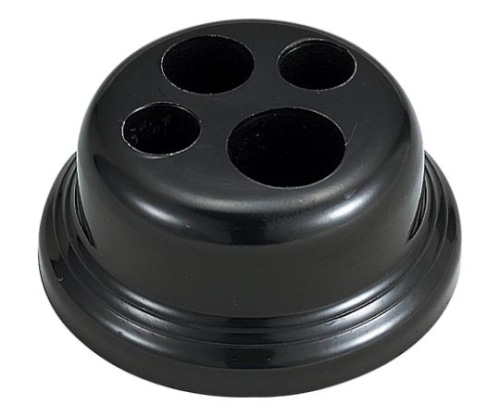 サンビー 四ツ穴印立 ブラック GF-013 1個(ご注文単位1個)【直送品】