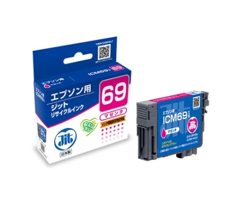 ジット インクジェットカートリッジ(インク色:マゼンタ) JIT-E69M 1個(ご注文単位1個)【直送品】
