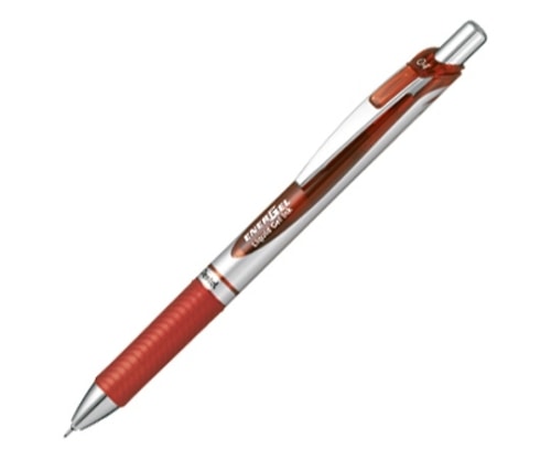 ぺんてる ノック式エナージェル(インク色:赤) BLN74-B 1本(ご注文単位1本)【直送品】