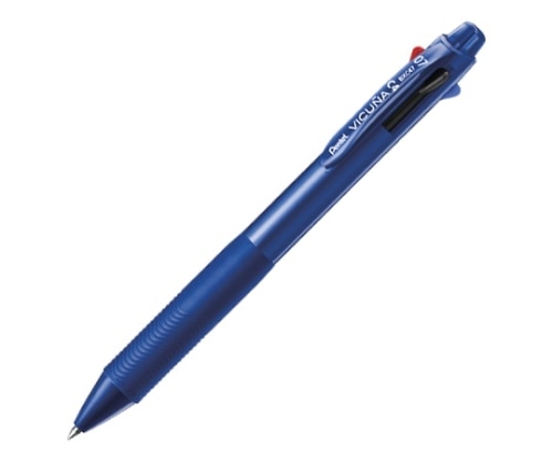 ぺんてる ビクーニャ4色 0.7mm 軸色:ブルー インク色:黒赤青緑 BXC47C 1本(ご注文単位1本)【直送品】