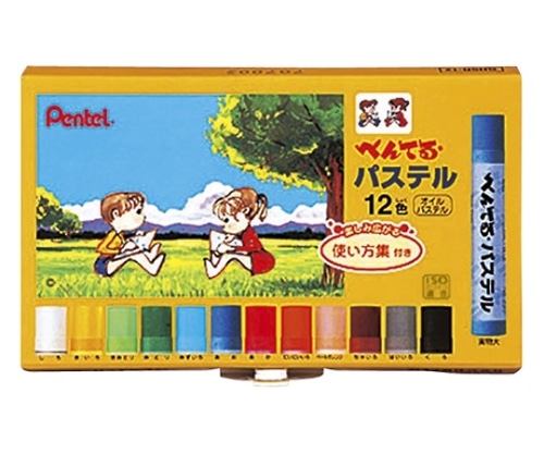 ぺんてる ぺんてるパステル GHSR-12 1個(ご注文単位1個)【直送品】