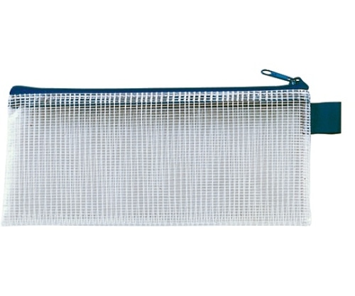 セキセイ メッシュケース[エコタイプ]ブルー AZ-136E-10 1冊(ご注文単位1冊)【直送品】