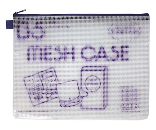 セキセイ メッシュケース[エコタイプ]ブルー AZ-65E-10 1冊(ご注文単位1冊)【直送品】