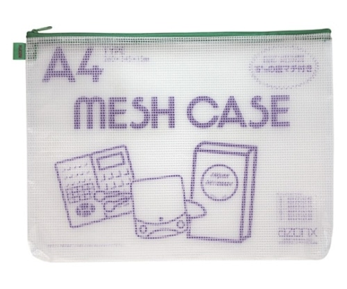 セキセイ メッシュケース[エコタイプ]グリーン AZ-75E-30 1冊(ご注文単位1冊)【直送品】