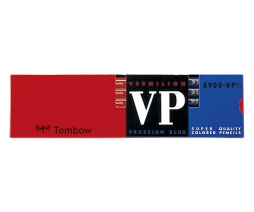 トンボ鉛筆 赤青鉛筆 朱・藍 8900-VP7/3 1ダース(ご注文単位1ダース)【直送品】