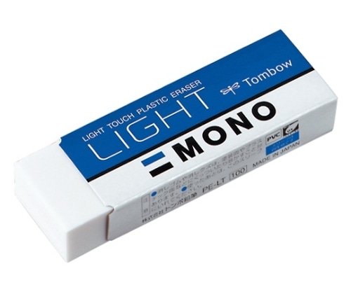 トンボ鉛筆 消しゴム モノライト PE-LT 1個(ご注文単位1個)【直送品】
