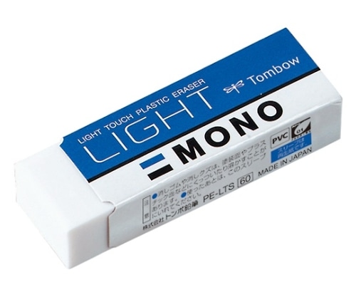 トンボ鉛筆 消しゴム モノライト PE-LTS 1個(ご注文単位1個)【直送品】