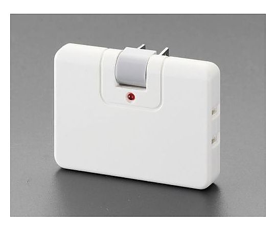 エスコ AC125V/15A 3口コーナータップ(雷サージ対応) EA940CD-24A 1個(ご注文単位1個)【直送品】