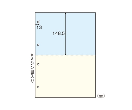 ヒサゴ マルチプリンタ帳票 A4判2面カラー FSC2011Z 1冊(ご注文単位1冊)【直送品】