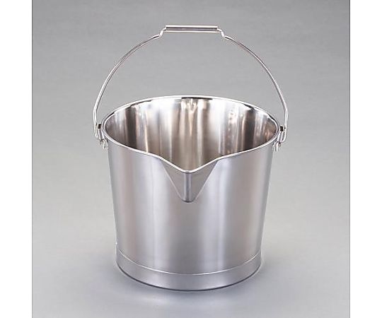 アズワン 10L バケツ(口付/ステンレス製) EA508S-21 1個(ご注文単位1個)【直送品】