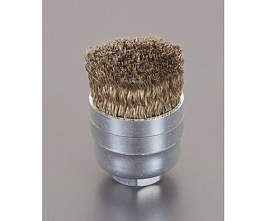 エスコ 32mm/M10 ワイヤーブラシ(カップ型/スチール製) EA809YR-91 1個(ご注文単位1個)【直送品】