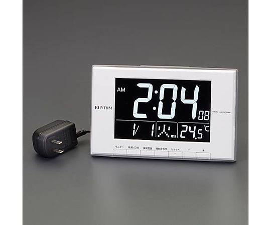 アズワン 120x194x21mm [電波]掛・置兼用時計(AC電源) EA798CG-55A 1個(ご注文単位1個)【直送品】